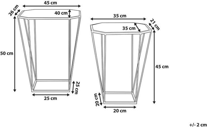 Produktbild Beliani Sierra (50 x 35 x 45 cm)