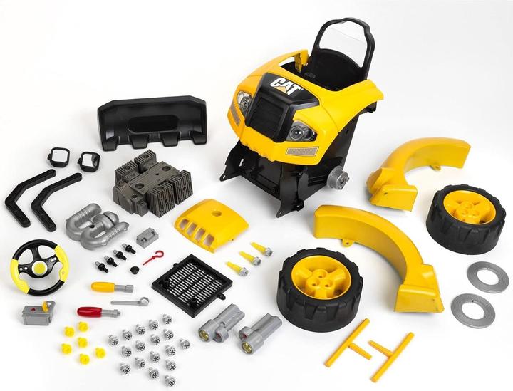 Actual product image Theo Klein Caterpillar Truck Engine Block with Educational Repair Functions, Lights, and Horn