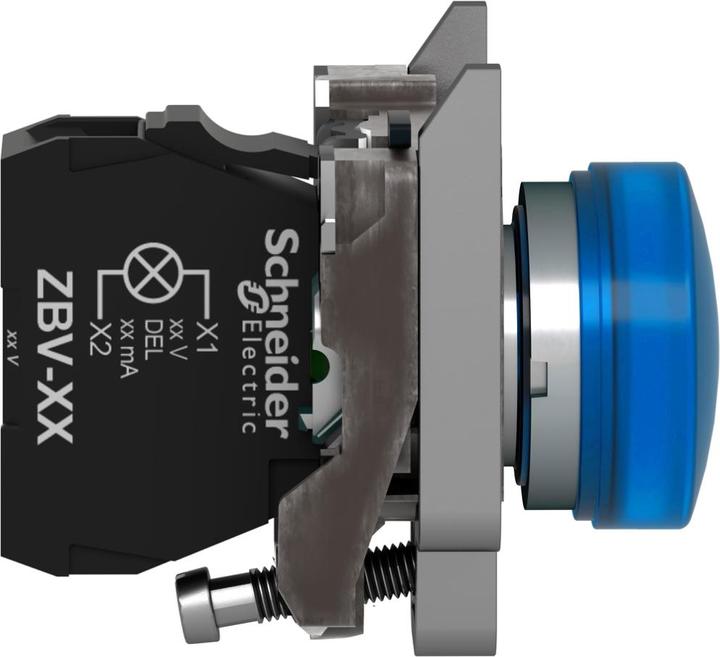 Produktbild Schneider Electric Leuchtmelder LED 24V AC/DC blau XB4BVB6