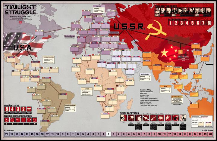 Produktbild GMT Twilight Struggle - Deluxe Edition 8th printing