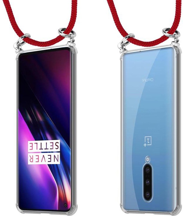 Produktbild Cadorabo TPU Handy Kette SILBER Cover