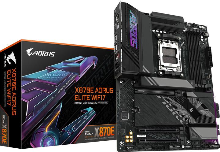 Actual product image Gigabyte X870E AORUS ELITE WIFI7 (AM5, AMD X870E, ATX)
