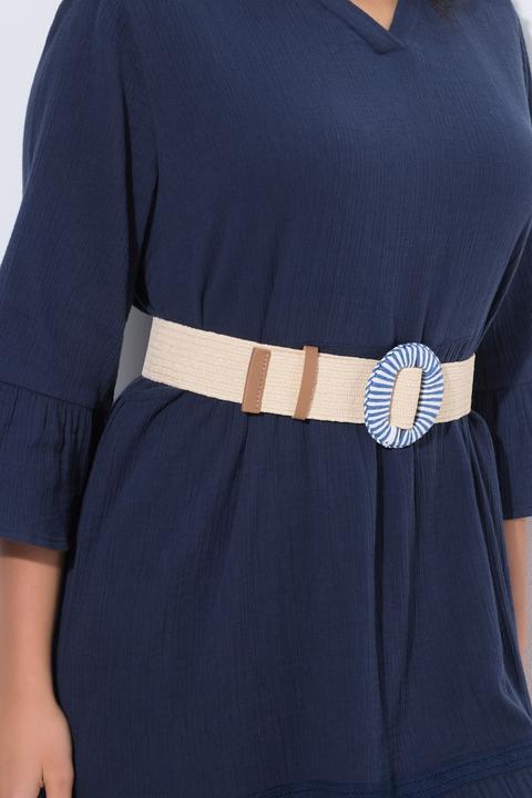 Actual product image Ulla Popken Stretch belt, braided look, fully adjustable