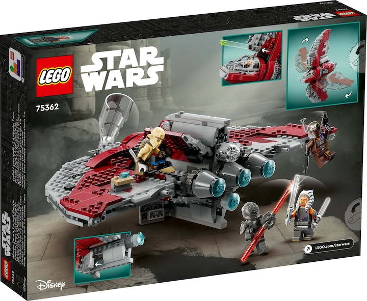Actual product image LEGO Ahsoka Tanos T-6 Jedi Shuttle (75362, LEGO Star Wars)