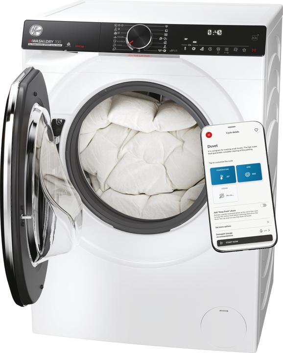 Actual product image Hoover Waschtrockner Freistehend, 10kg Waschen, 6kg Trocknen