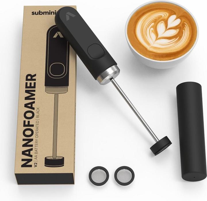 Produktbild Subminimal NanoFoamer V2 Black Milchaufschäumer