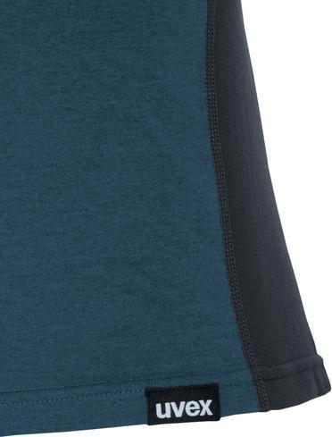 Actual product image Uvex T-shirt suXXeed industry blue, midnight blue S (S)