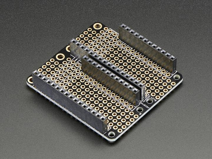 Actual product image Adafruit FeatherWing Doubler Prototyping Add-on (Various)
