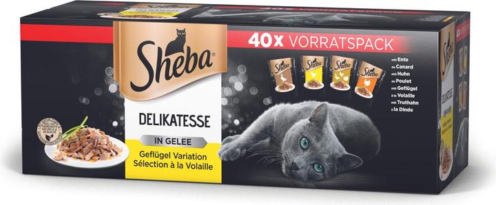Produktbild Sheba Delikatesse in Gelee (Adult, 40 Stk., 3400 g)