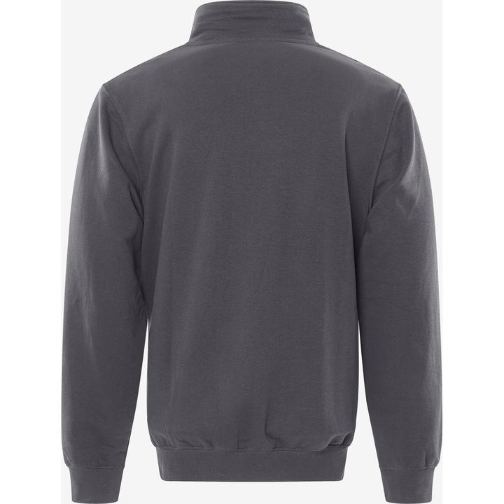 Actual product image Fristads Acode Zipper Sweatshirt 1737 SWB Size L Dark grey (L)