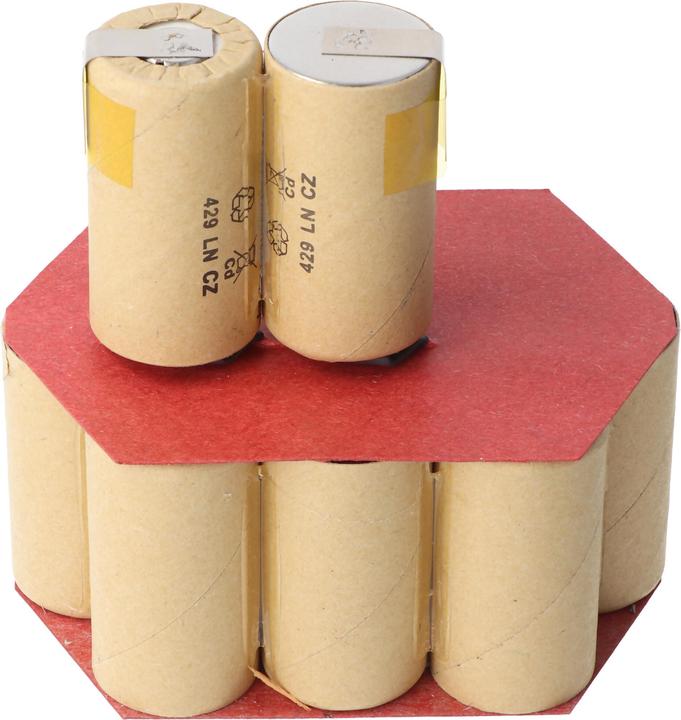 Produktbild AccuCell Einsatz für Werkzeugakku NiMH 14,4V 1,5Ah zum Selbsteinbau passend für Alpha-Tools AccuPack 14,4 (14.4 V)