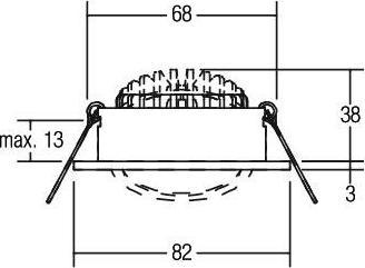 Productafbeelding Brumberg LED inbouwspot (740 lm)