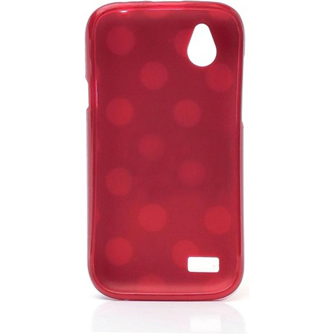 König Design Schutzhülle für Handy HTC Desire V T328w (HTC Desire V), Smartphone Hülle, Rot