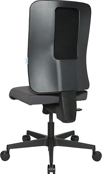 Produktbild eurokraft pro Bürodrehstuhl V1, Rückenlehne gepolstert, schwarz / anthrazit