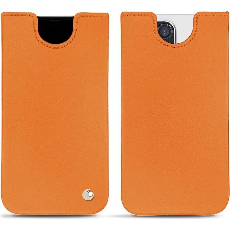 Noreve Lederschutzhülle (Apple iPhone 13 Pro), Smartphone Hülle, Orange