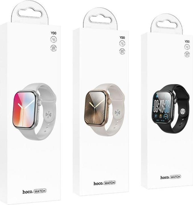 Produktbild Hoco Headphone with microphone smartwatch with call function Y30 gold