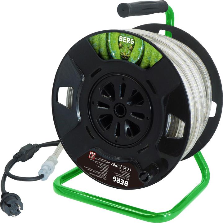 Produktbild Berg BCL PYTHON LED-STRIP (230V - DE) - IP67 (Kaltweiss, 1500 cm, Indoor, Outdoor)