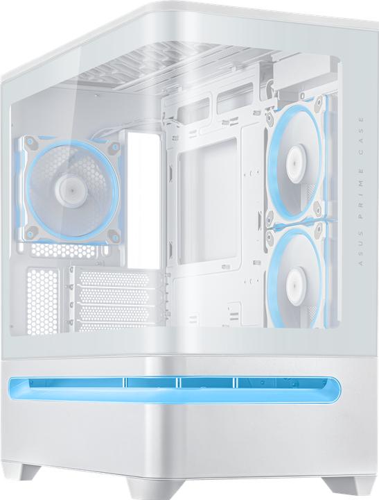 Produktbild ASUS Prime Ap202 Tg Argb White (mATX, Mini-ITX)