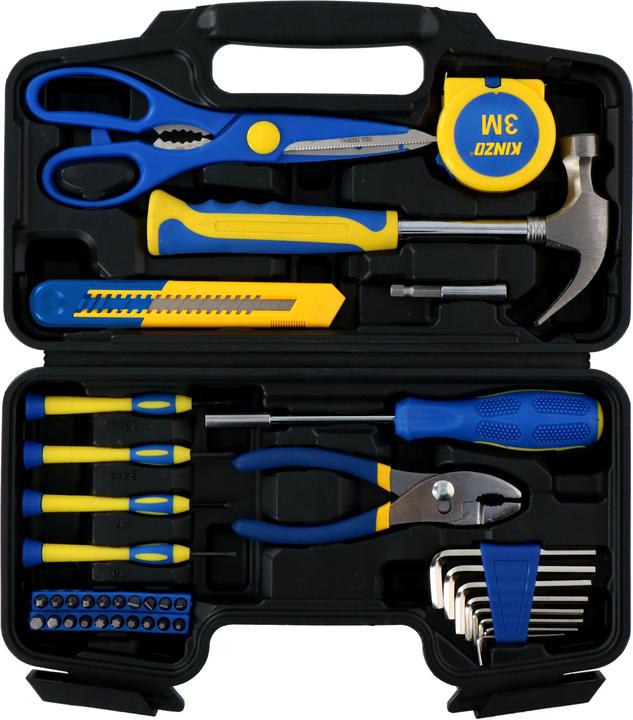 Productafbeelding Kinzo Gereedschapsset voor thuis 39st ST (39 onderdelen)