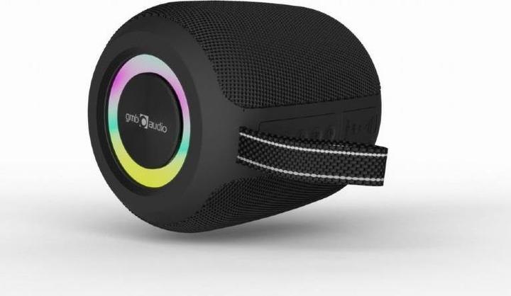 Productafbeelding Gembird Draadluidsprekers Draagbare Luidspreker|Zwart|Draagbaar/Draadloos|Bluetooth|SPK-BT-LED-05-BK (4 h)