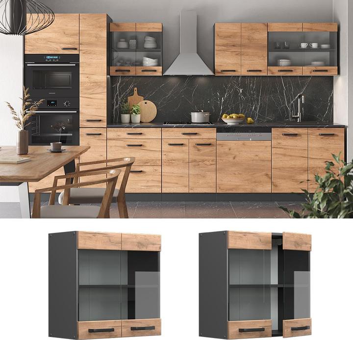 Actual product image Vicco Küchenglasschrank R-Line (60 x 31 x 60 cm)