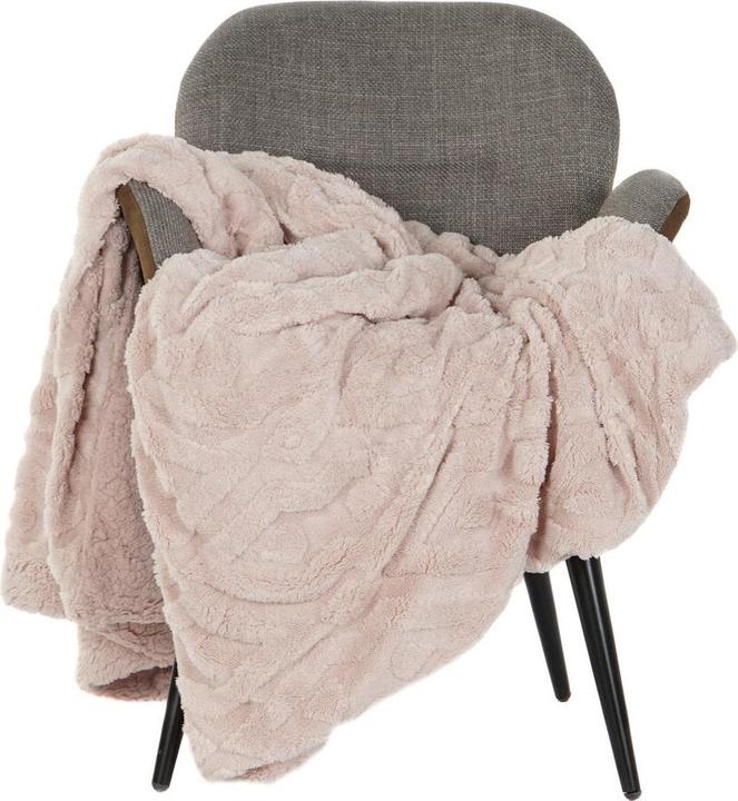 Produktbild DKD Home Decor Decke Rosa Rhombusse 150 x 200 x 1 cm (150 x 200 x 1 cm)