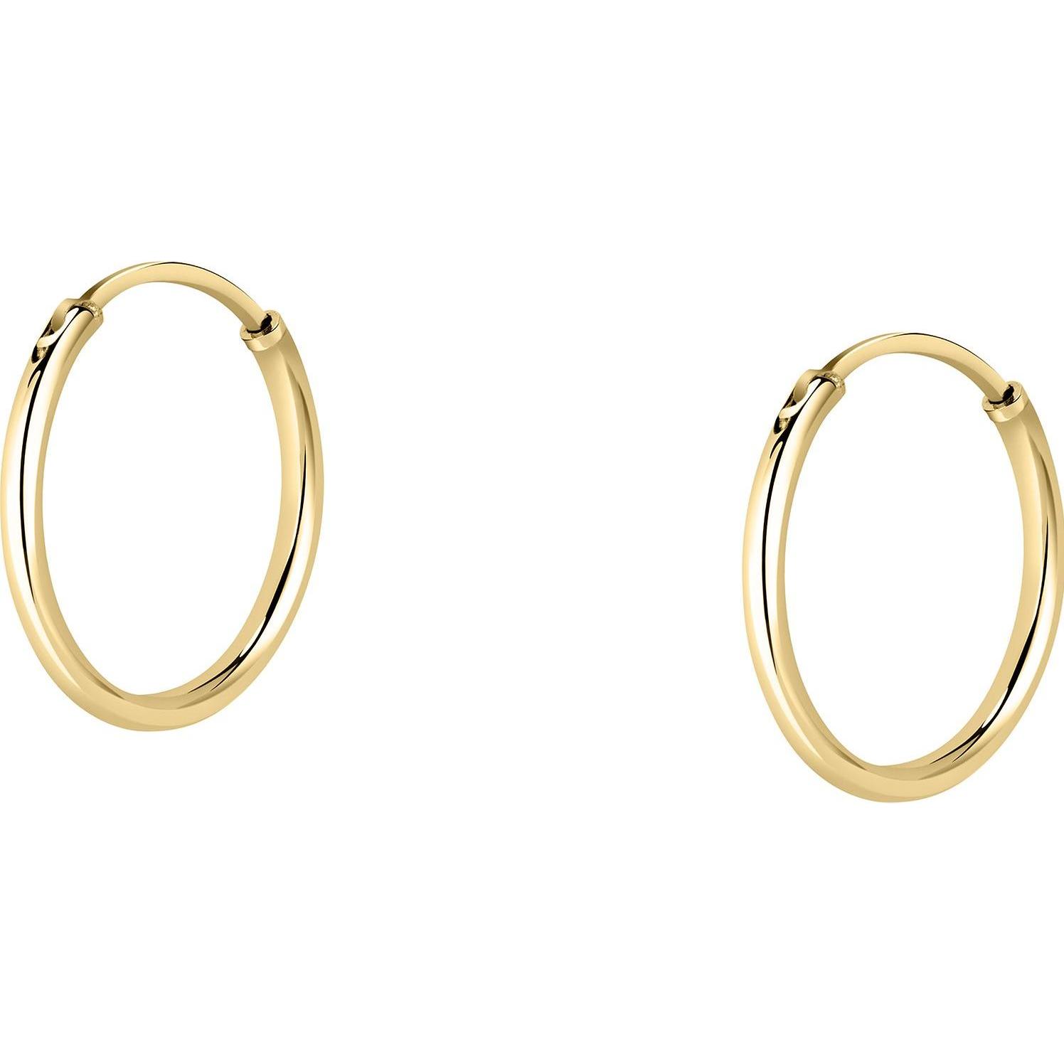 Favs, Ohrringe, Creolen, (375er Gelbgold)