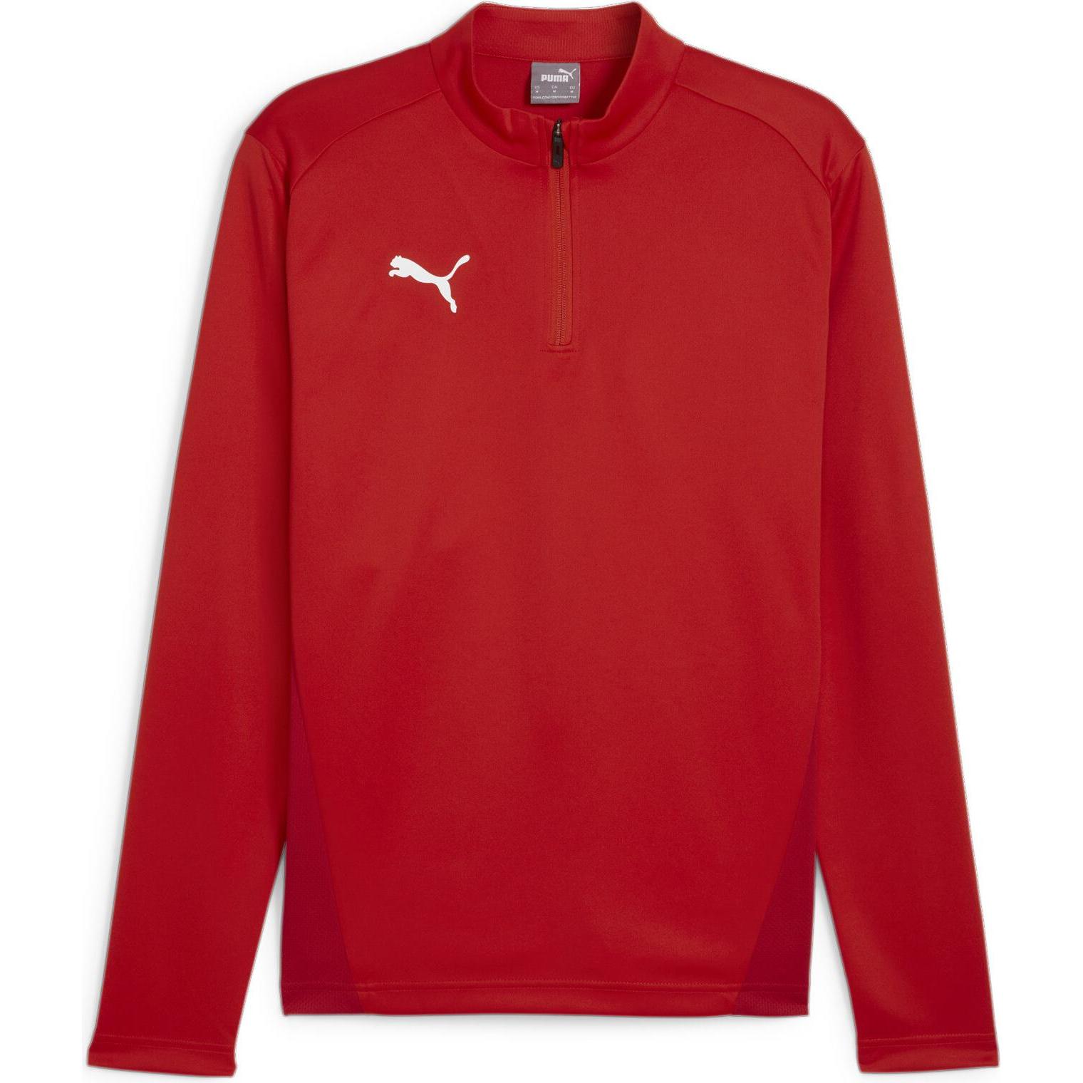 Puma, Herren, Sportshirt, teamGOAL Training 1/4 Zip Top (XXL), Rot, XXL