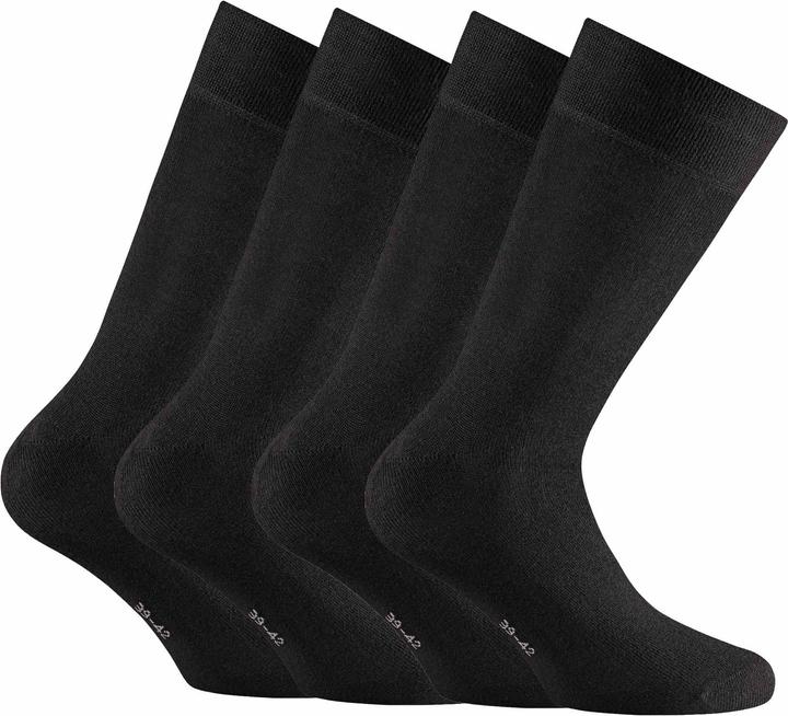Immagine prodotto Rohner Calzini casual dalla vestibilità comoda (confezione da 4, 39 - 42)