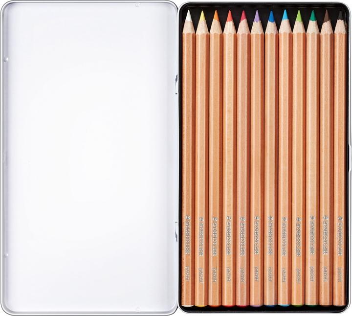 Image du produit Staedtler pastel 146P stylo pastel en métal, 12 pièces, triées (12x)