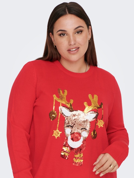 Image du produit Only Robe en tricot Curvy X-mas (L)