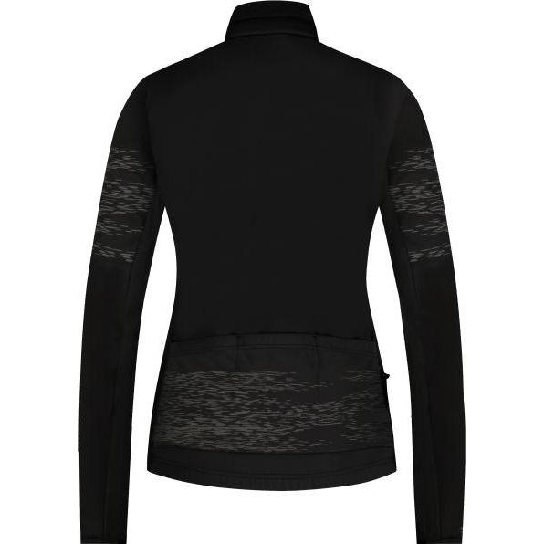 Thumbnail - Shimano, Damen, Velotrikot, W's Kaede wind jersey insulated BLACK XL (XL), Schwarz, XL