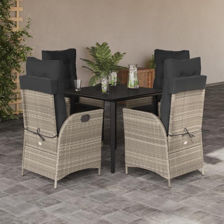 Produktbild vidaXL Garten Essgruppe (80 x 80 x 74 cm)