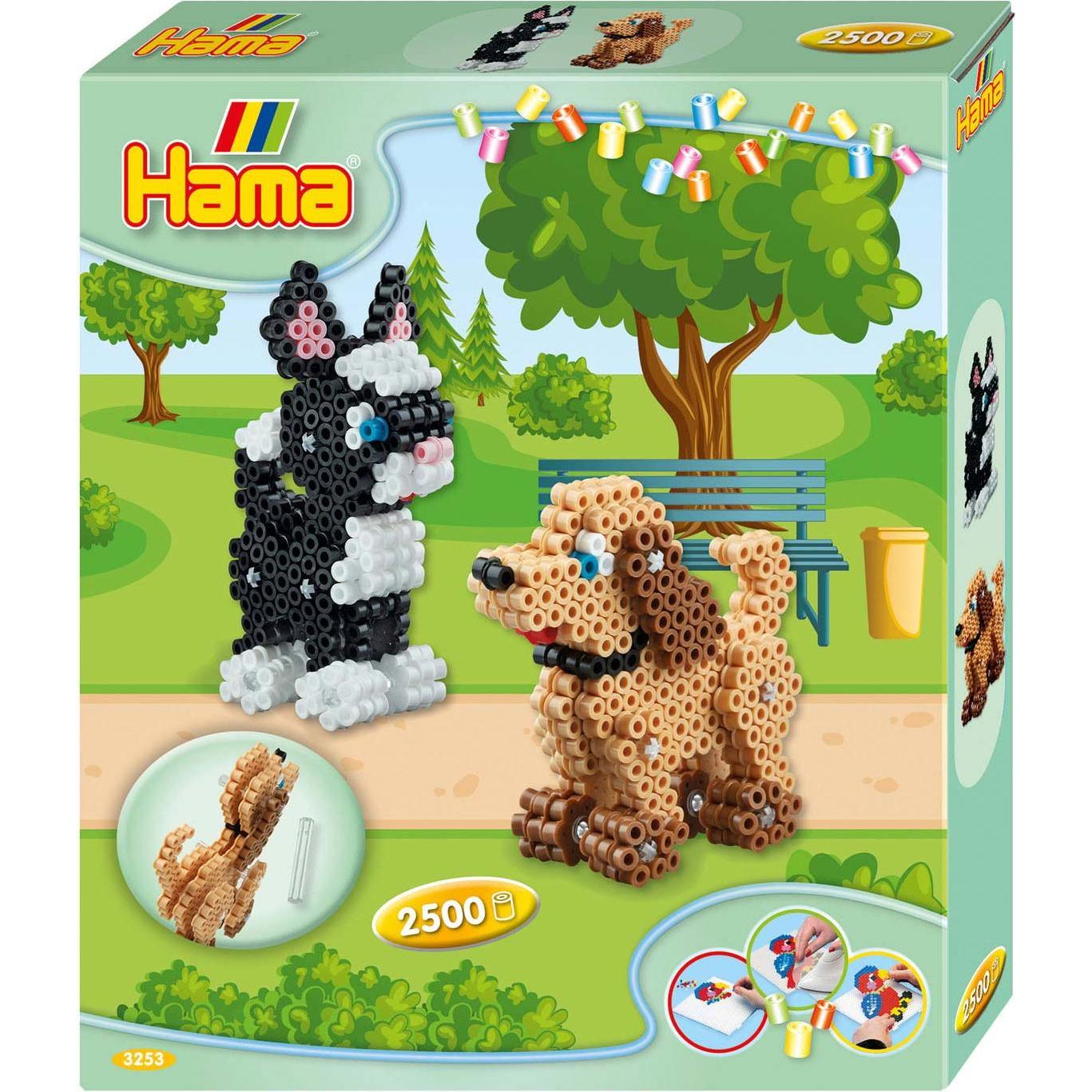 Hama Strijkkralenset - Kat en Hond, 2500st.