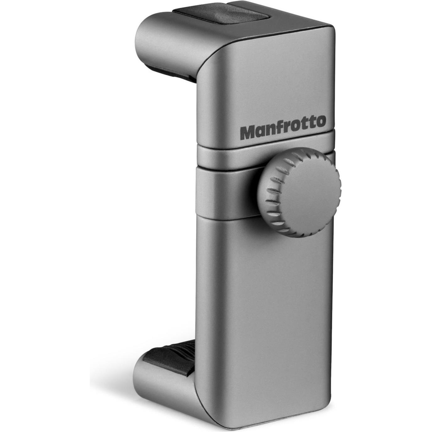Manfrotto Twistgrip (Stativ Smartphone Halterung), Stativ Zubehör, Grau