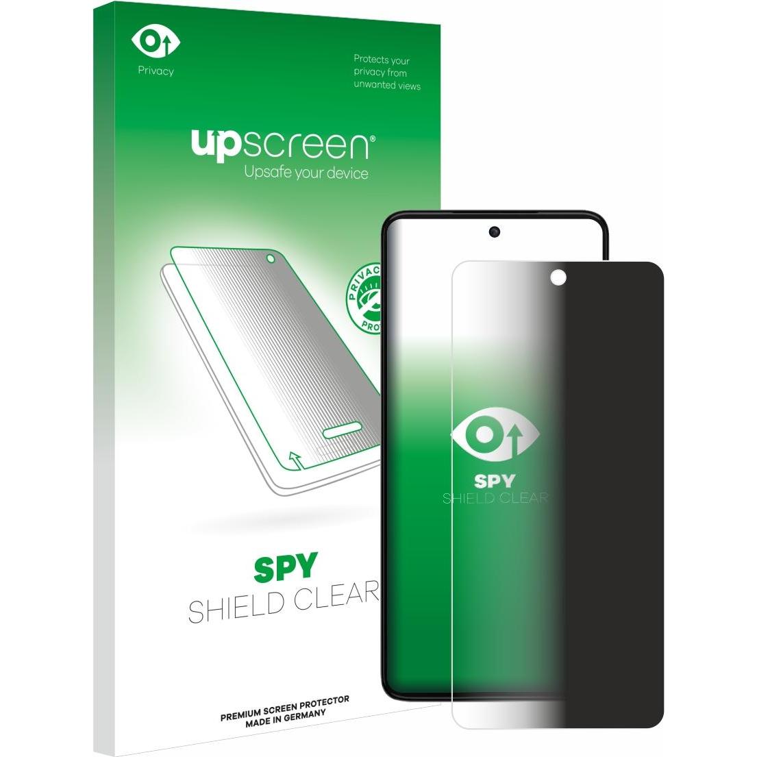 upscreen Spy Shield Blickschutzfolie (1 Stück, Motorola Moto G84), Smartphone Schutzfolie, Blau