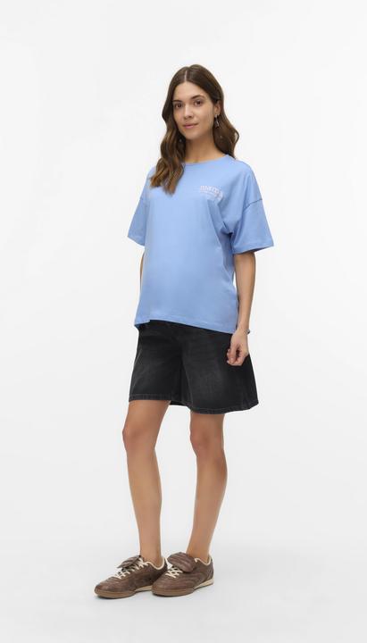 Produktbild Mamalicious Normal geschnitten Mid Rise 5-Pocket-Shorts Jeans-Shorts (M)