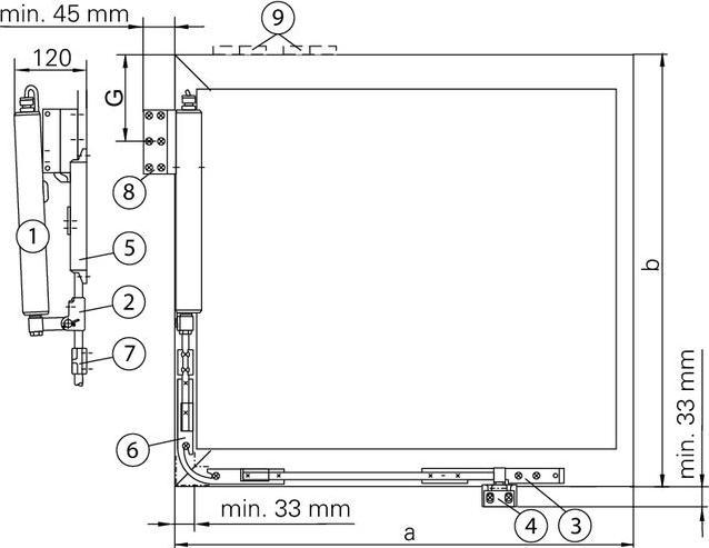 Immagine prodotto Geze Sistema di apertura/chiusura RWA 110 NT / 300mm