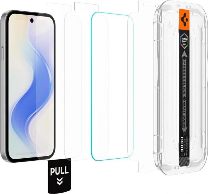 Actual product image Spigen GLAS.tR EZ Fit Pro Pixel 10a Screen Protector (2 pcs., Google Pixel 10a)