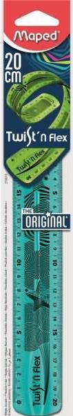 Maped Flat ruler Twist'n Flex, 200 mm, unbreakable (200 mm)