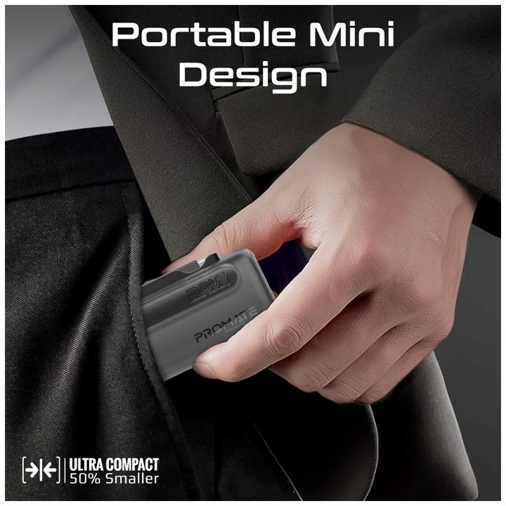 Produktbild ProMate PowerUp-Duo 5000mAh Powerbank (5000 mAh, 20 W, 18.50 Wh)