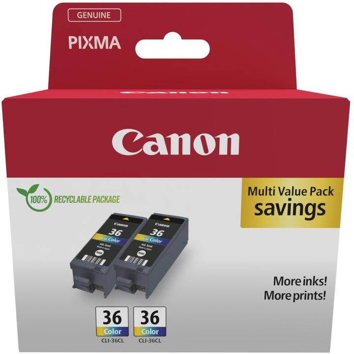 Actual product image Canon Cli-36 (Color)