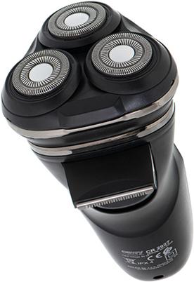 Actual product image Camry Shaver CR 2927 Operating time (max) 90 min, Number of shaver heads/blades 3, Chrome, Cordless