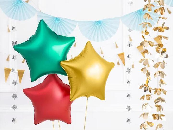 Actual product image Partydeco Silver star garland (3.6m)