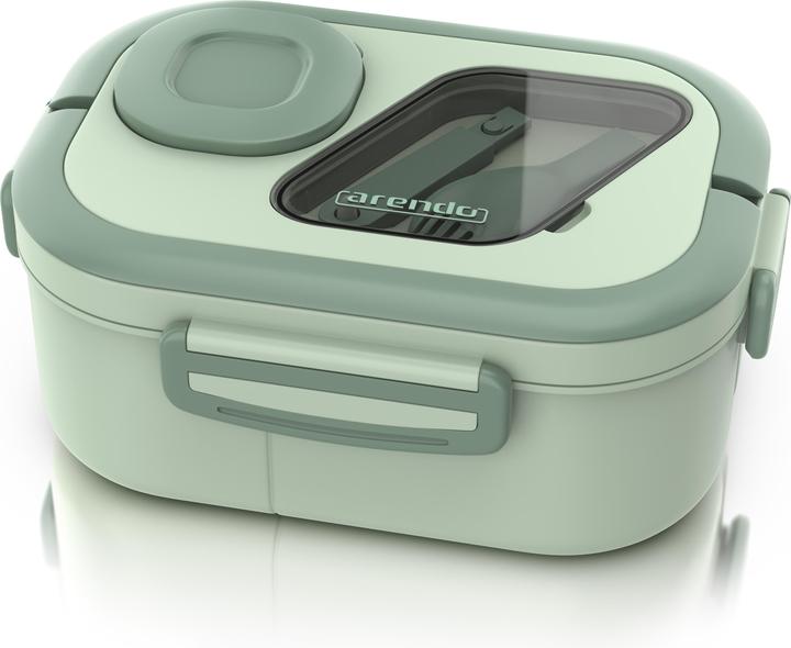 Arendo Lunch box Bento box with cutlery & compartments