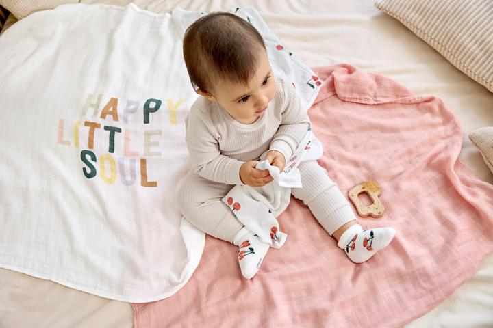 Immagine prodotto Lässig Mullwindeln & Mulltücher Mulltuch 3er Pack Heavenly Soft Swaddle L (80 cm, 80 cm)