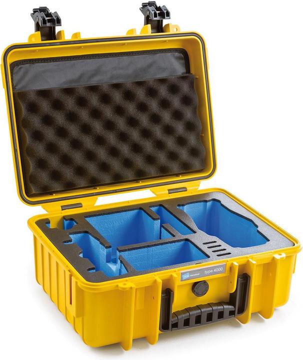 Actual product image B+W Outdoor case type 4000 Mavic 2 yellow (Drone case, DJI Mavic 2 Pro)