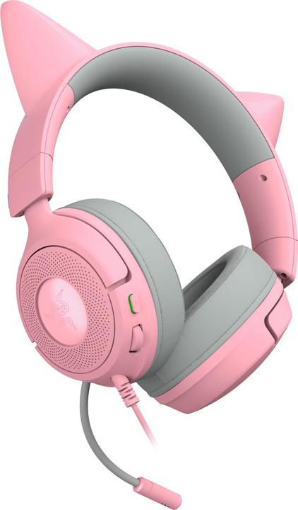 Produktbild Razer Kraken Kitty V3 X - Quartz (Kabelgebunden)
