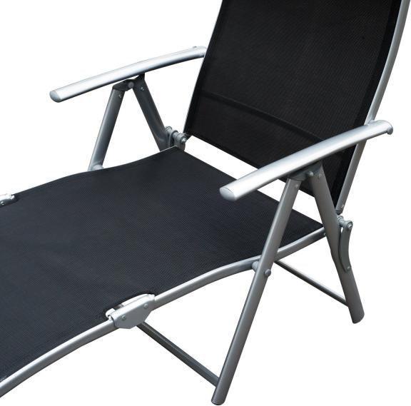 Actual product image Outsunny Garden lounger with cushion (180 cm)