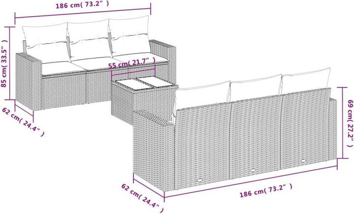 Produktbild vidaXL Mae